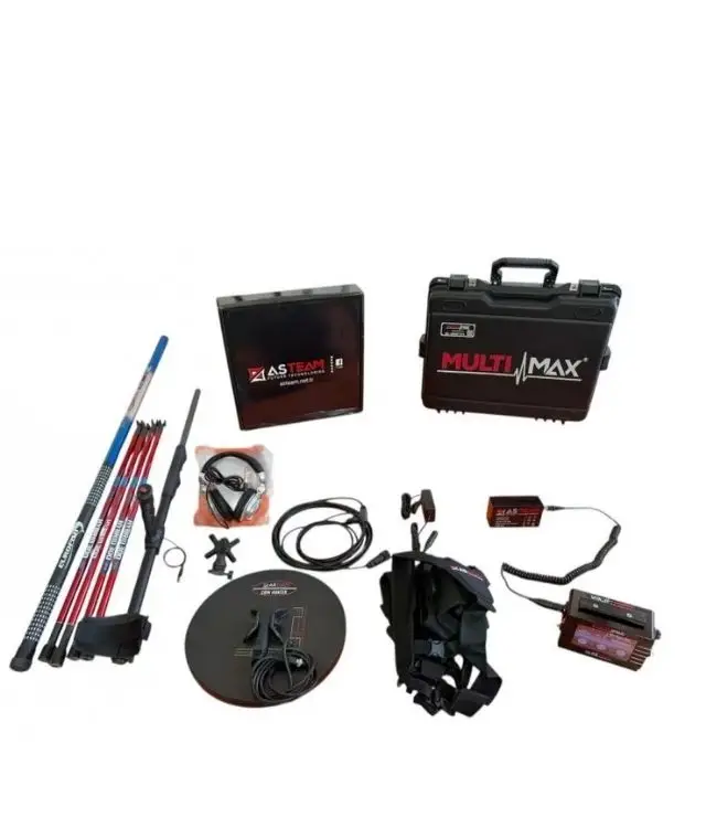 AS TEAM DEDEKTÖR AS Team Multi Max Derin Pulse İndüksiyon Metal Dedektörü (Çok Kanallı Ground Balance, Yüzeyde Demir Ayrımı, İletkenlik Değeri)