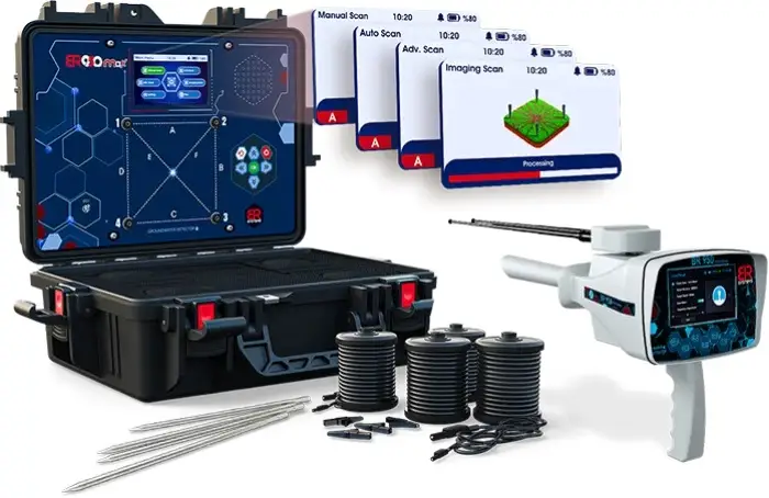 BR Detector BR Detector BR950 Professional Profesyonel Çok Sistemli Yeraltı Suyu Tespit Cihazı (Jeofizik, LRL ve 3D Tarama, Tablet Uygulamalı)