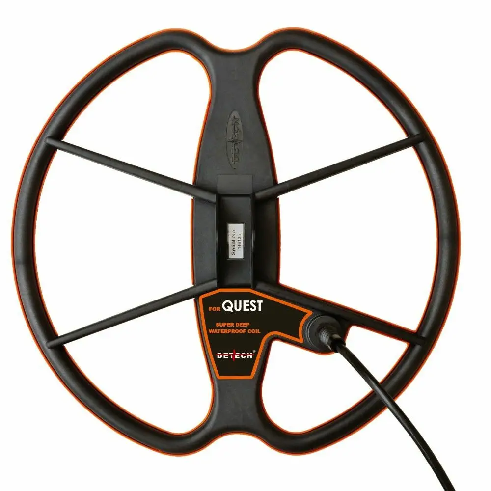 Detech Detech 13" Ultimate DD Patentli Su Geçirmez Arama Başlığı (Quest X10 Uyumlu, IP68)