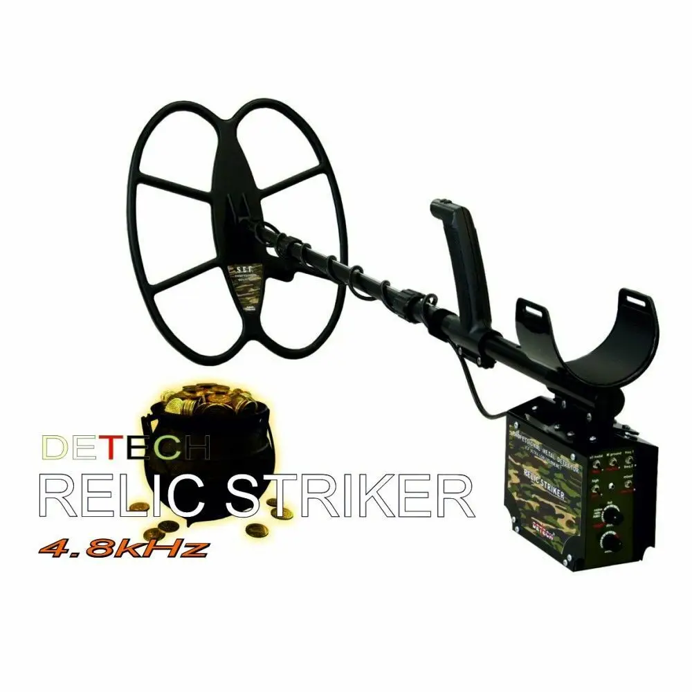 Detech Detech Relic Striker Düşük Frekanslı Geniş Başlıklı Derin Arama Dedektörü (18x15" SEF)