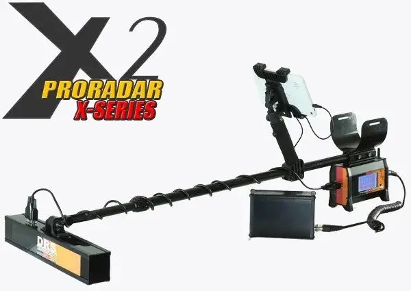 DRS Dedektör DRS Pro Radar X-2 Yeraltı Radar ve Define Dedektörü (Çoklu Mod, Sinyal İşleme, Parazit Filtreleme)