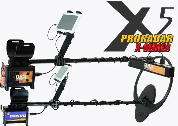 DRS Dedektör DRS Pro Radar X-5 Yeraltı Radar ve Define Dedektörü (Çoklu Mod, Sinyal İşleme, Parazit Filtreleme)