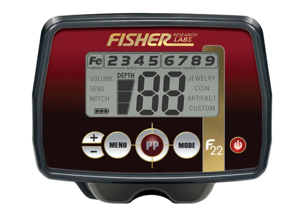 Fisher Fisher F22 Çok Modlu Hava Koşullarına Dayanıklı Define Dedektörü (22 cm Konsantrik Başlıklı)