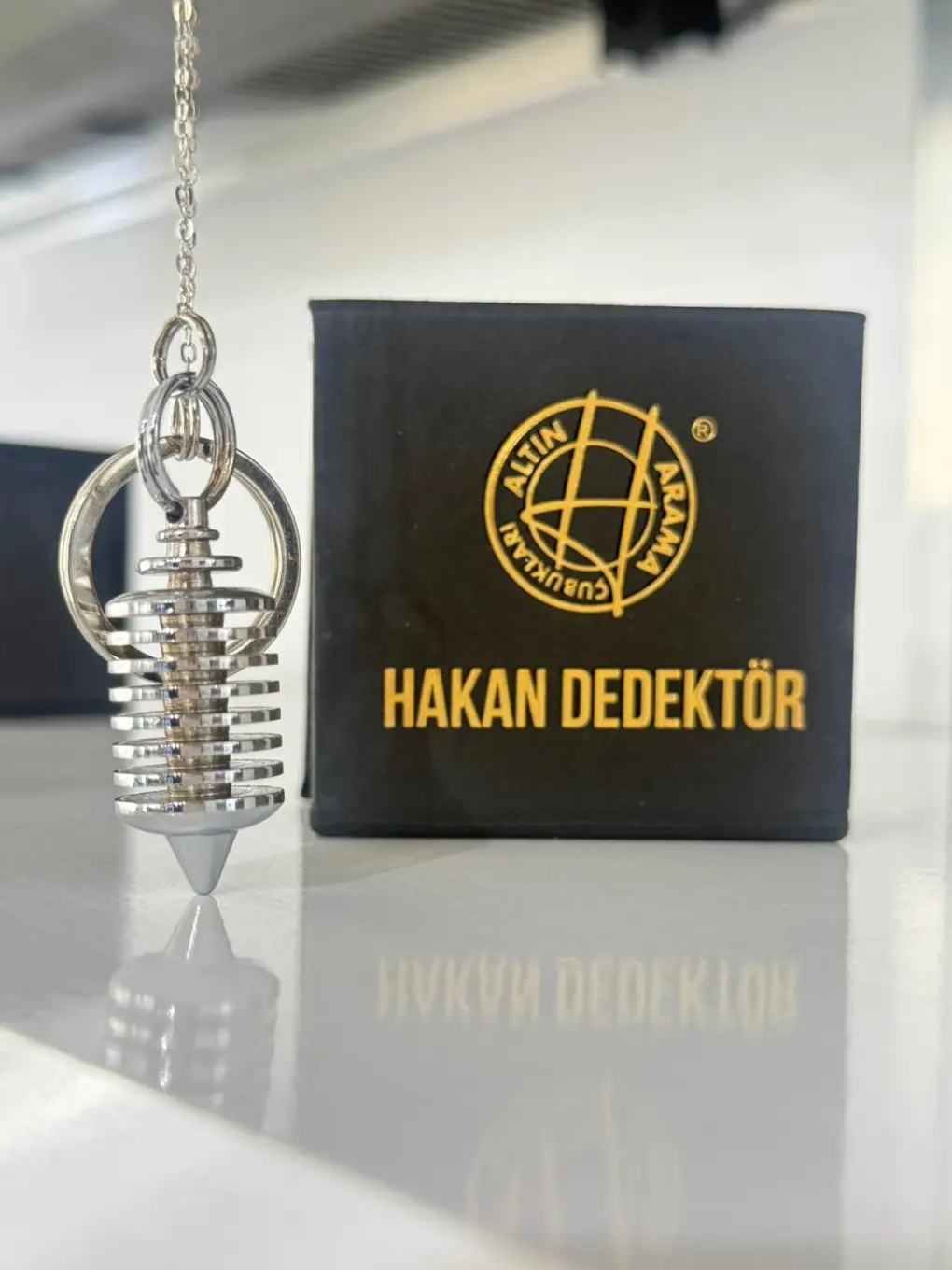 Hakan Dedektör Hakan Dedektör Topaç Sarkaç (Şakül) Haznesiz Radyestezi Aleti (Metal Ön Keşif)