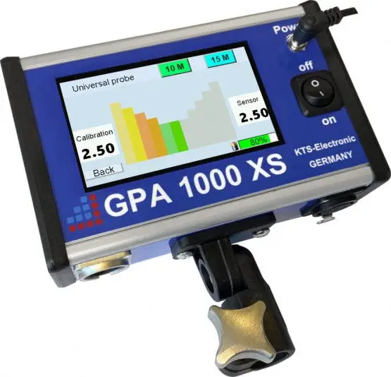 KTS Dedektör KTS GPA 1000 XS Profesyonel 3D Yer Tarama ve Metal Ayrım Sistemi (GPA Sensör + PI + 3D Görüntüleme, Boşluk ve Altın Arama)