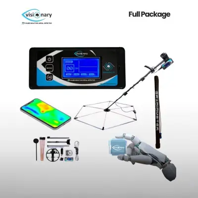 Adrenalin Visionary Full Paket — PI Derin Dedektör, Manyetometre ve 3D Görüntüleme Sistemi (Çoklu Başlık, ID Ayrım, Android Yazılım) görsel 3