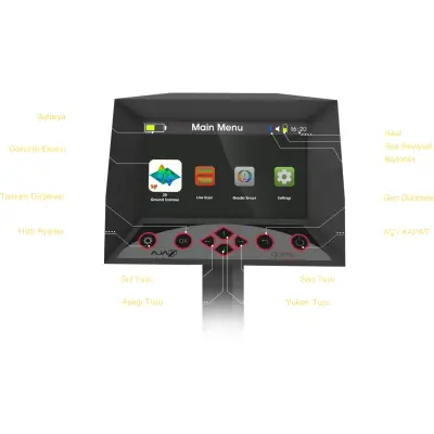 AJAX Gamma Üç Sistemli 3D Görüntüleme ve Canlı Tarama Dedektörü (Tablet Ekran, Metal, Boşluk ve Yapı Tespiti) görsel 3