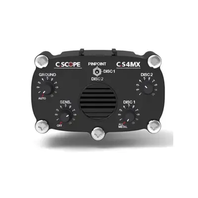 C.Scope CS4MXi Arama Başlıklı VLF Metal Dedektörü (17 kHz, Motion, Çift Kanallı Ayrım, Otomatik Zemin Dışlama)