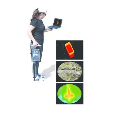 Conrad Pro-900 Active Üst Seviye EM Yer Altı Görüntüleme ve Manyetometre Cihazı (Canlı Grafik) görsel 3