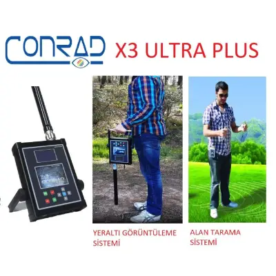 Conrad X-3 Ultra EM Görüntüleme ve Alan Tarama Birleşik Yer Altı Araştırma Sistemi görsel 2