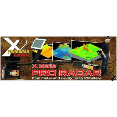 DRS Pro Radar X-2 Yeraltı Radar ve Define Dedektörü (Çoklu Mod, Sinyal İşleme, Parazit Filtreleme) görsel 4