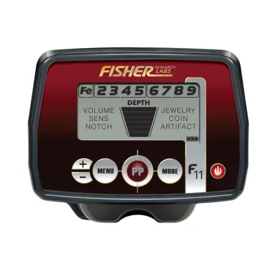 Fisher F11 Geniş DD Başlıklı Kolay Kullanımlı Başlangıç Dedektörü (28 cm)