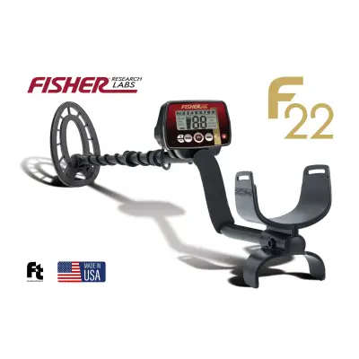 Fisher F22 Çok Modlu Hava Koşullarına Dayanıklı Define Dedektörü (22 cm Konsantrik Başlıklı) görsel 2