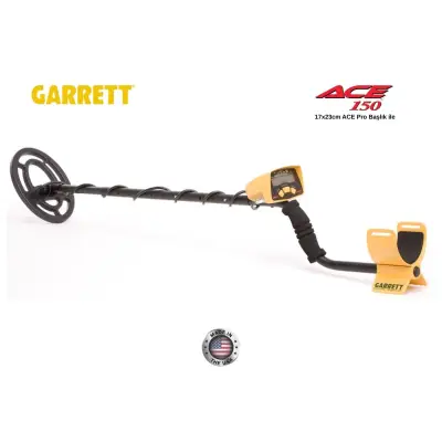 Garrett ACE 150 Başlangıç Dedektörü (6.5x9" PRO Başlıklı) görsel 3