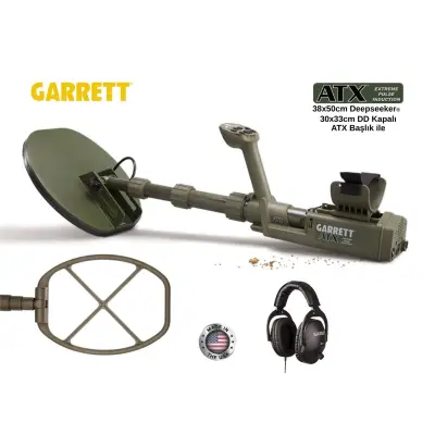 Garrett ATX Deepseeker Pulse Induction Derin Arama Seti (50 cm Deepseeker ve 11x13" DD Başlık) görsel 2