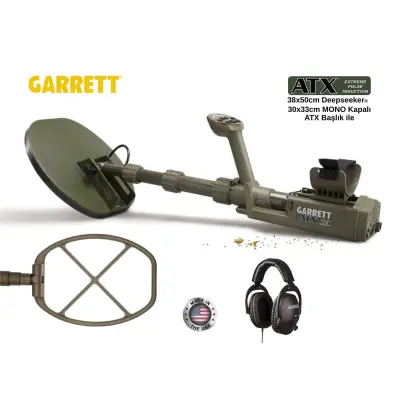 Garrett ATX Deepseeker Pulse Induction Derin Arama Seti (50 cm Deepseeker ve 11x13" Mono Başlık) görsel 2