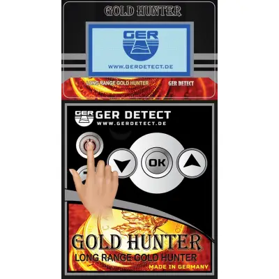 Ger Detect Gold Hunter Device Çift Antenli Çok Modlu Uzun Menzilli Alan Tarama Cihazı (Kademeli Menzil ve Derinlik) görsel 4
