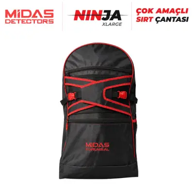 Midas Detectors MİDAS - NİNJA XLARGE - Çok Amaçlı Sırt Çantası