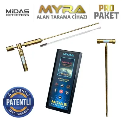 Midas Myra Elektronik Uzun Menzilli Alan Tarama Sistemi - Pro Paket (Baton Dahil, Tüm Modlar)