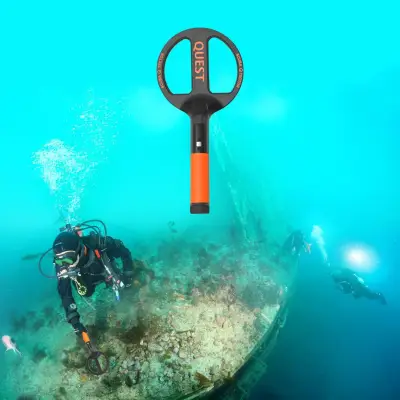 Quest Scuba Tector 2 Yeni Nesil 60 m Su Geçirmez Dalış Dedektörü görsel 3