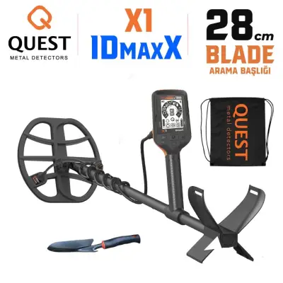 Quest X1 IDmaxX Hafif Başlangıç Dedektörü (22x28 cm TurboD Başlıklı) görsel 2