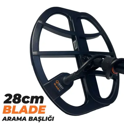 Quest X10 IDmaxX Tam Su Geçirmez Çok Yönlü Dedektör (28 cm Gorila Blade Başlıklı) görsel 3