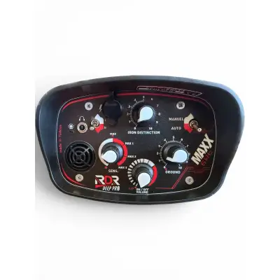 RDR Deep Pro Maxx Profesyonel Derin Arama Metal Dedektörü (6 kHz, 27 cm Başlıklı, Toprak Ayarlı)