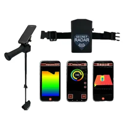 Teknoloji Ekibi Secret Radar Çok Modlu Yer Altı Görüntüleme Cihazı (İşaretçi, Canlı Tarama, 3D Görüntüleme, Taşınabilir Kullanım) görsel 2