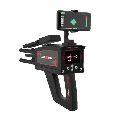Vario Detectors Deep 3D Max Alan Tarama ve 3D Yer Altı Görüntüleme Cihazı (Çok Antenli Alan Tarama + Manyetik Sensör + 3D, Çok Modlu, Mobil Uygulama)