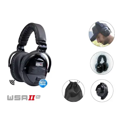 XP Deus 2 Tam Su Geçirmez Kablosuz Dedektör — Ana Ünite, WSA2XL Kulaklık ve 22 cm FMF Başlık görsel 4