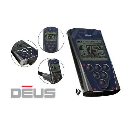XP Deus Tam Kablosuz Dedektör — Ana Ünite, WS5 Kulaklık ve 24x13 cm HF Başlık görsel 3