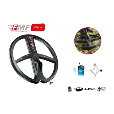 XP Xtrem Hunter Çift Başlıklı Tam Set — Deus 2 Ana Ünite, 28 cm FMF Başlık ve Kablosuz Kulaklık görsel 4