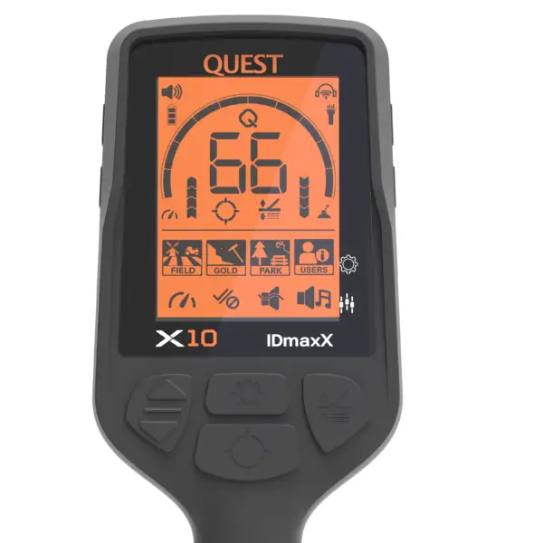 Quest Quest X10 IDmaxX Tam Su Geçirmez Çok Yönlü Dedektör (28 cm Gorila Blade Başlıklı)