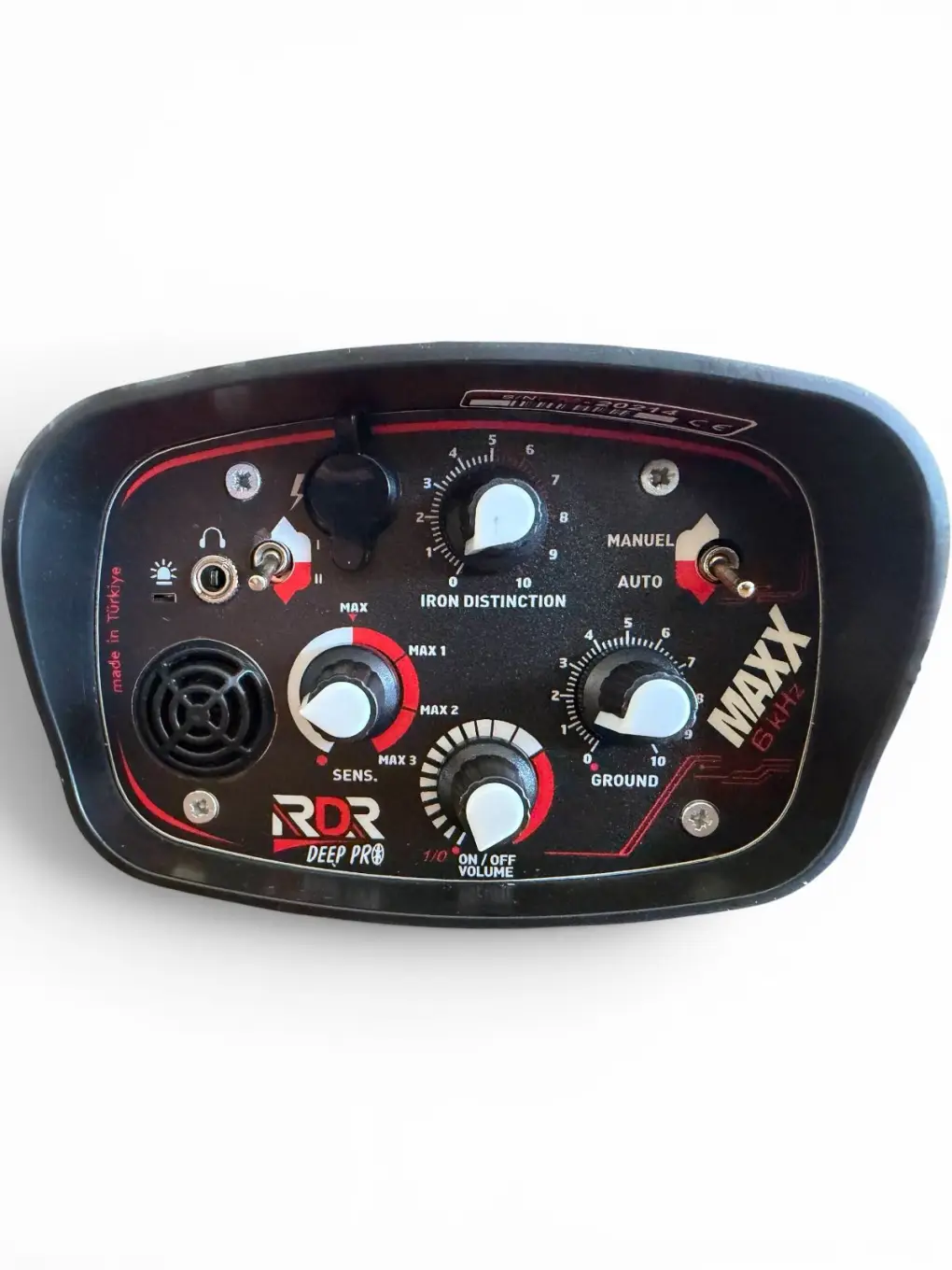 RDR RDR Deep Pro Maxx Profesyonel Derin Arama Metal Dedektörü (6 kHz, 27 cm Başlıklı, Toprak Ayarlı)