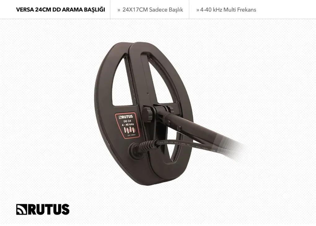 Rutus Rutus Versa 24CM DD Arama Başlığı (Sadece Başlık)