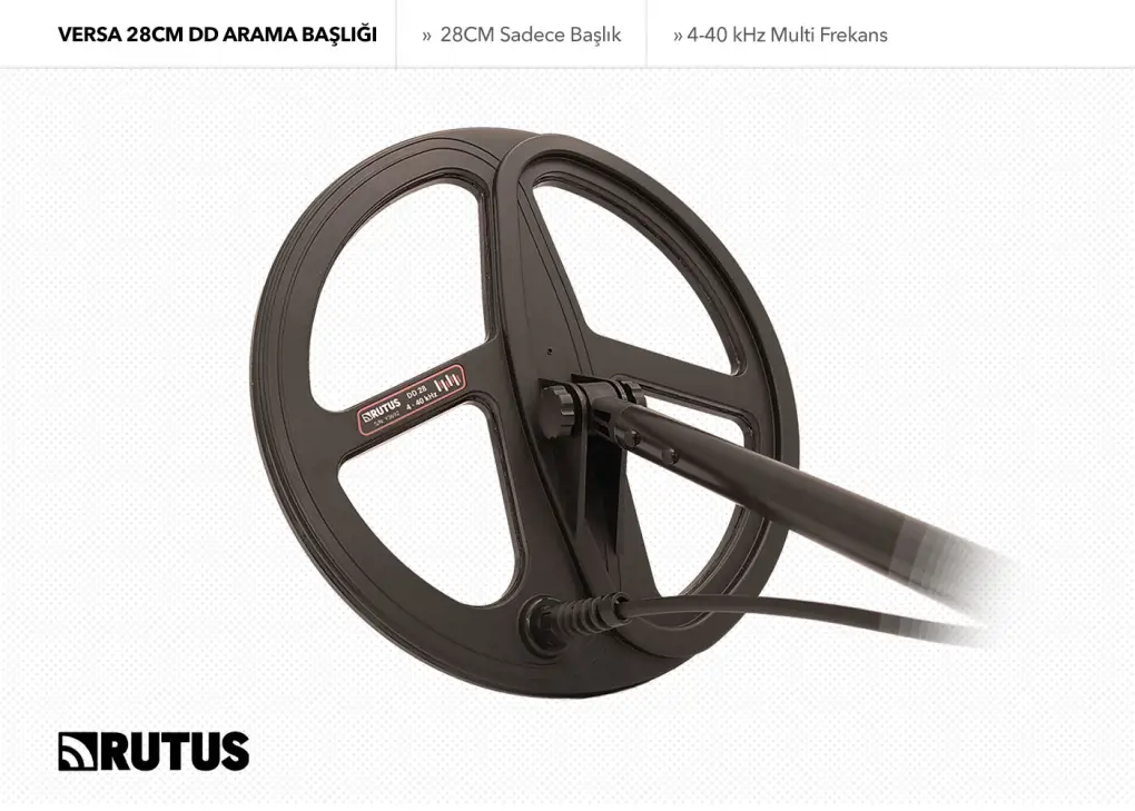 Rutus Rutus Versa 28CM DD Arama Başlığı (Sadece Başlık)