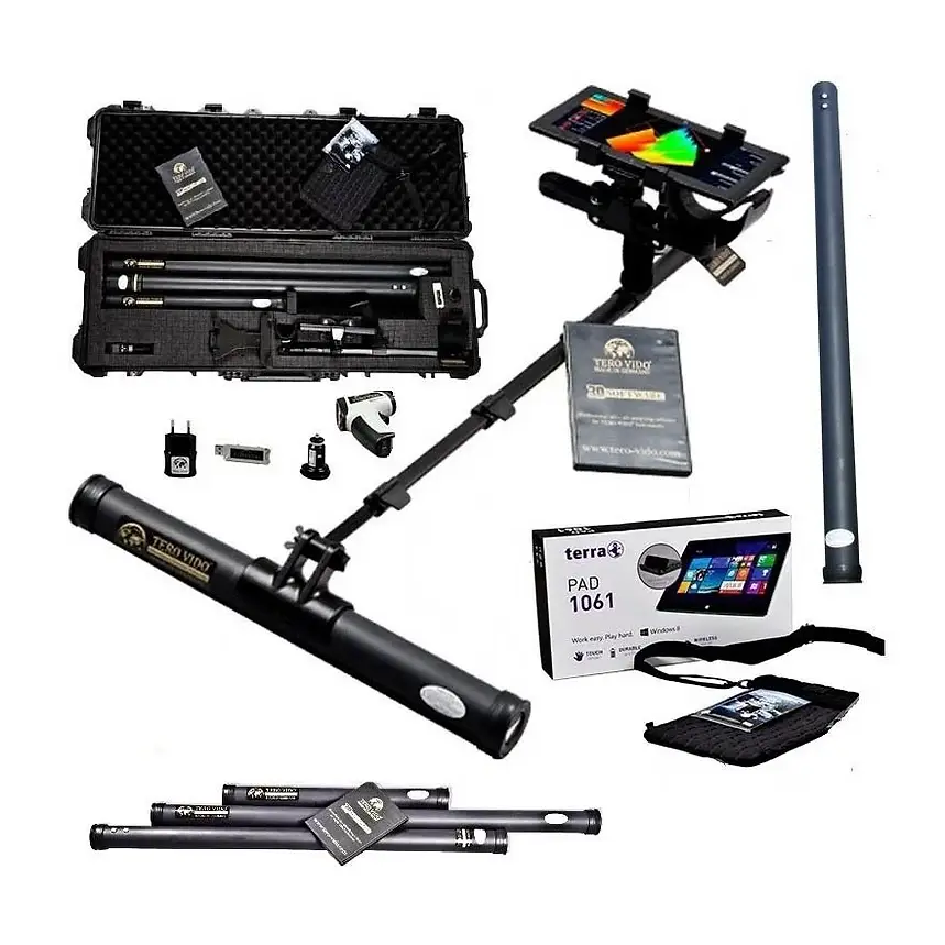 Tero Vido Tero Vido 3D System Pro Edition Üst Seviye 3D Yer Altı Görüntüleme ve Define Dedektörü (Üç Prob, Mineral Filtreleme, 4 Çalışma Modu)
