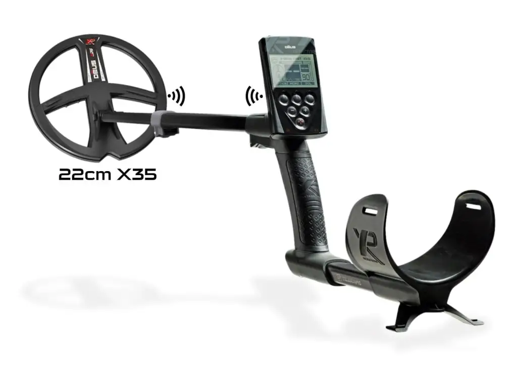 XP XP Deus Tam Kablosuz Dedektör — Ana Ünite ve 22 cm X35 Başlık