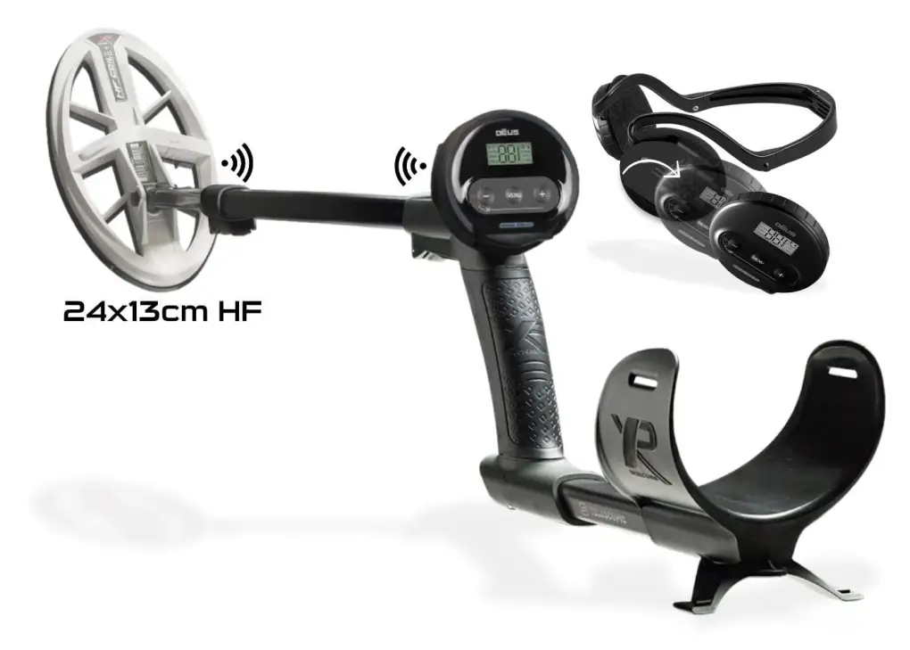 XP XP Deus WS4 Master Tam Kablosuz Dedektör — WS4 Kulaklık ve 24x13 cm HF Başlık