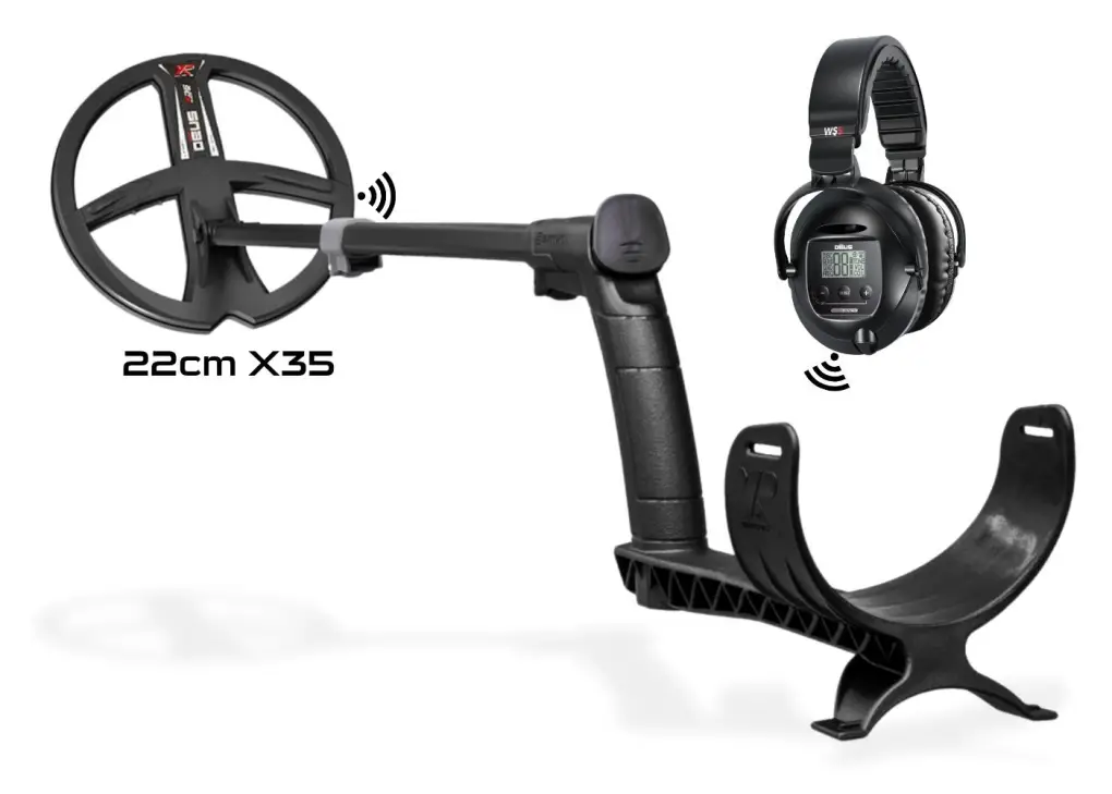 XP XP Deus WS5 Master Tam Kablosuz Dedektör — WS5 Kulaklık ve 22 cm X35 Başlık